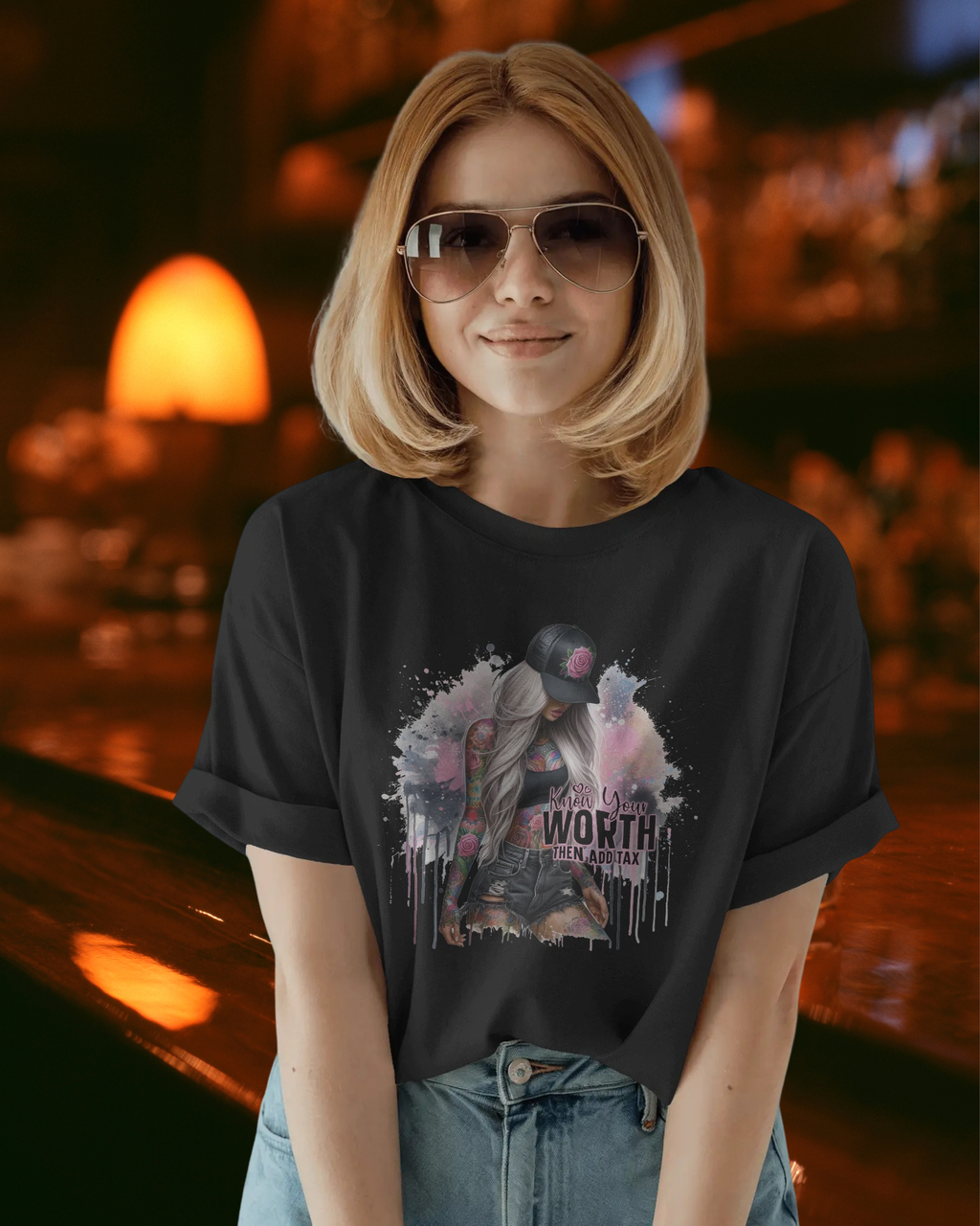 Know Your Worth – Women’s Tee | Available in Multiple Colors