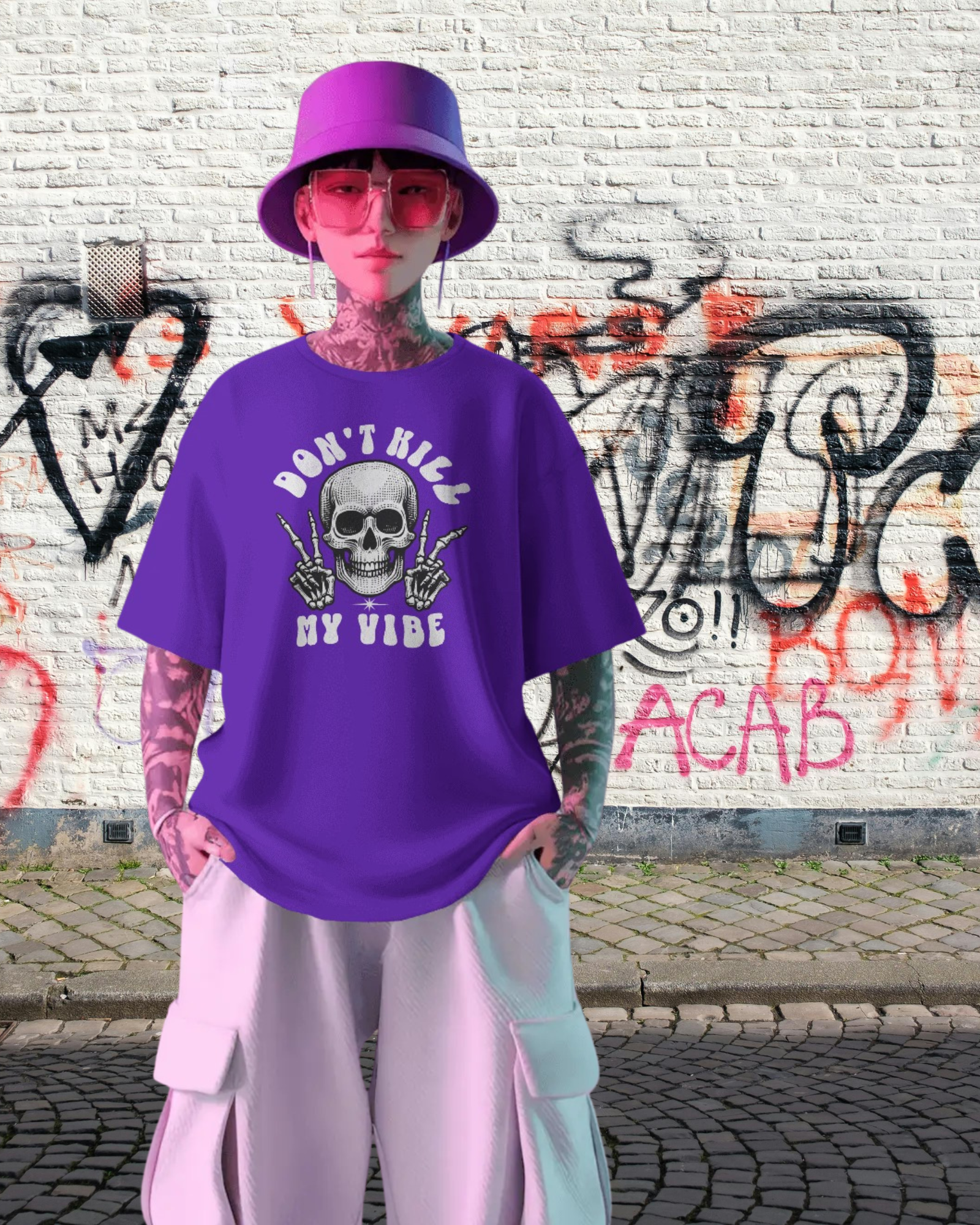 “Don’t Kill My Vibe” Skull Unisex T-Shirt | Available in Multiple Colors