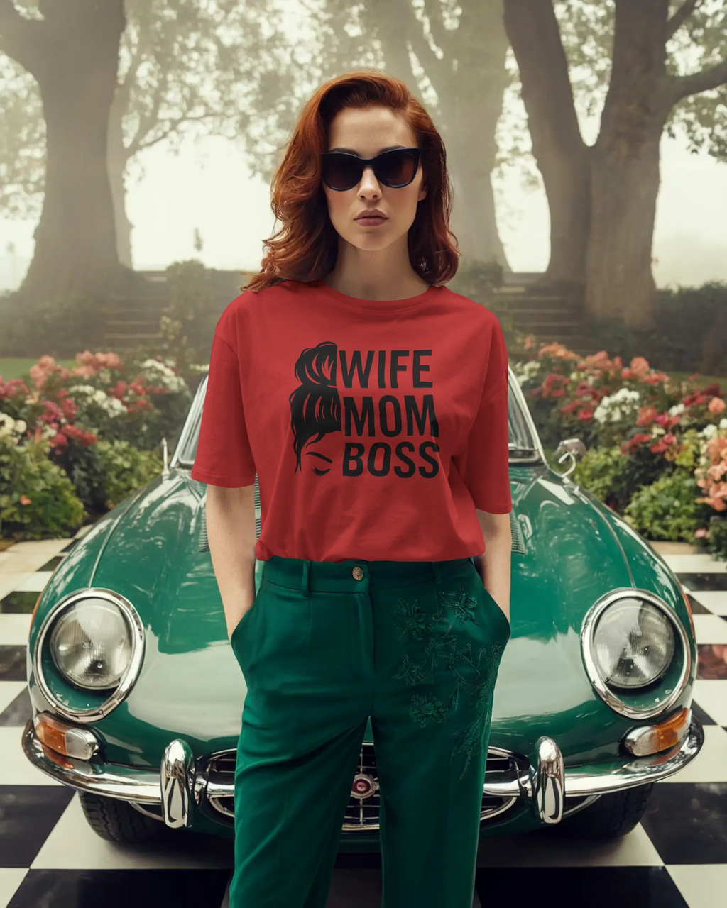 Wife Mom Boss — Empowered Women’s Tee | Multiple Colors Available