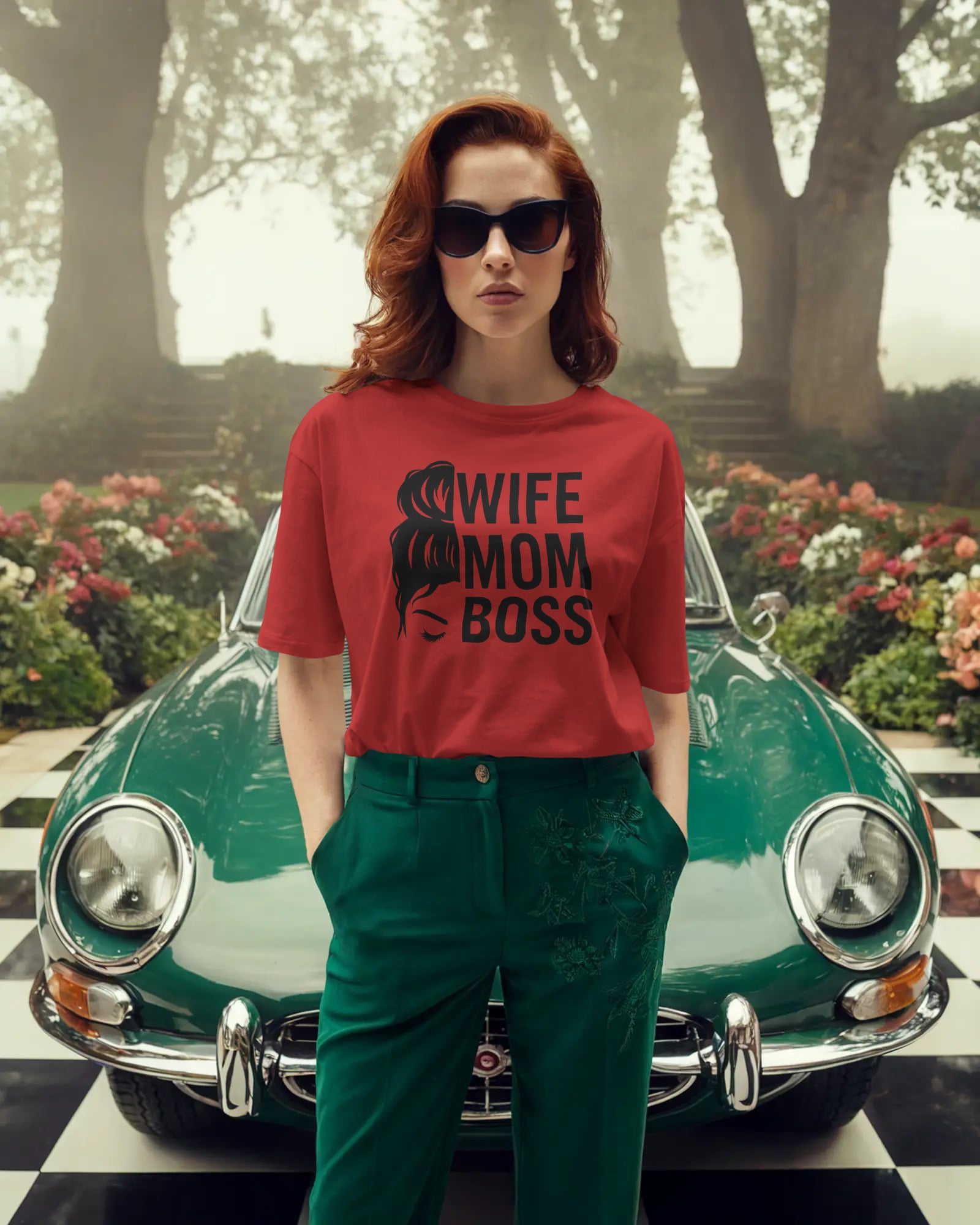 Wife Mom Boss — Empowered Women’s Tee | Multiple Colors Available