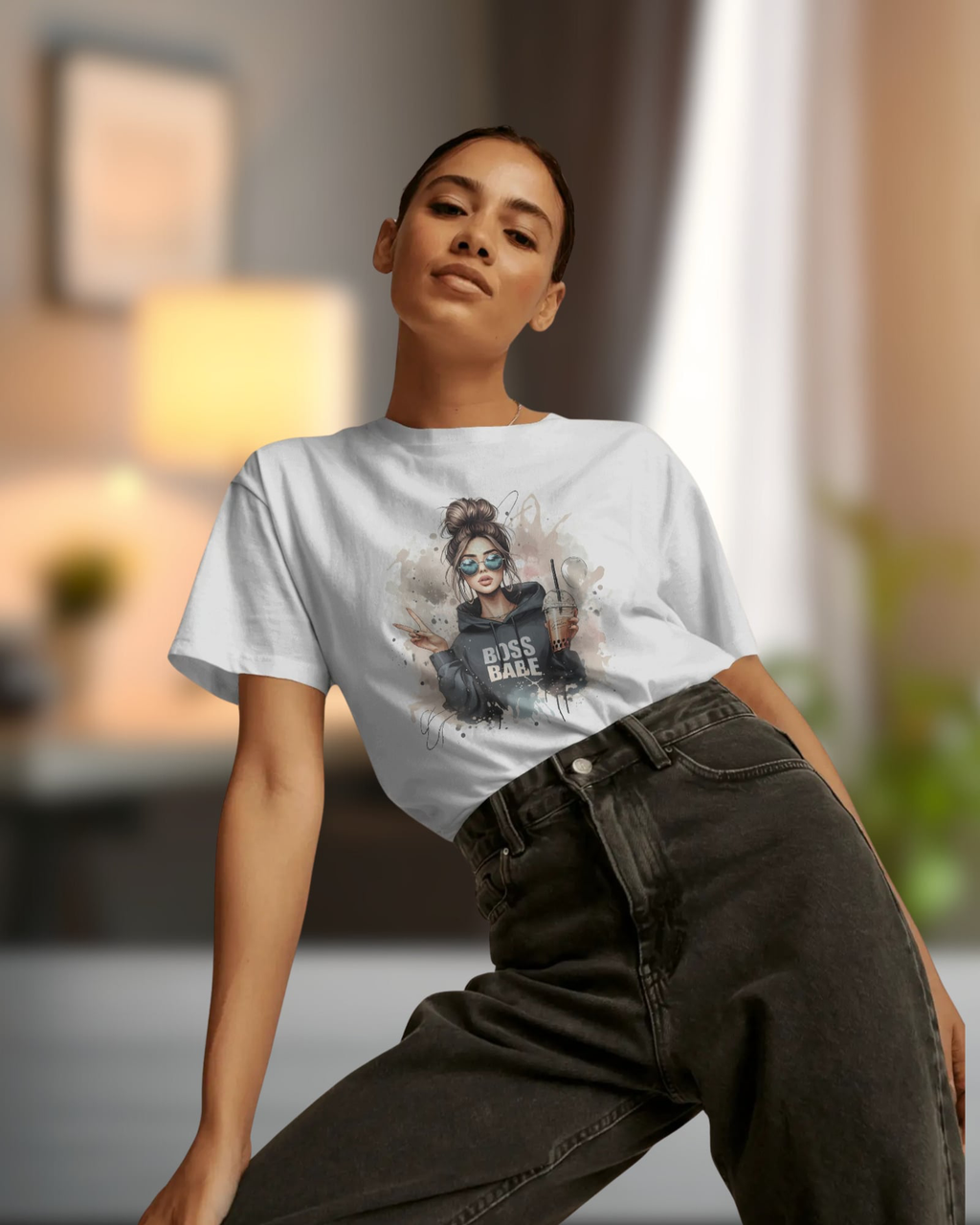 Boss Babe Tee – Women’s Soft Cotton T-Shirt| Available in Multiple Colours