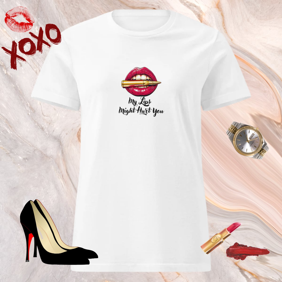 My Lips Might Hurt You – Women’s Tee | Multiple Colors Available