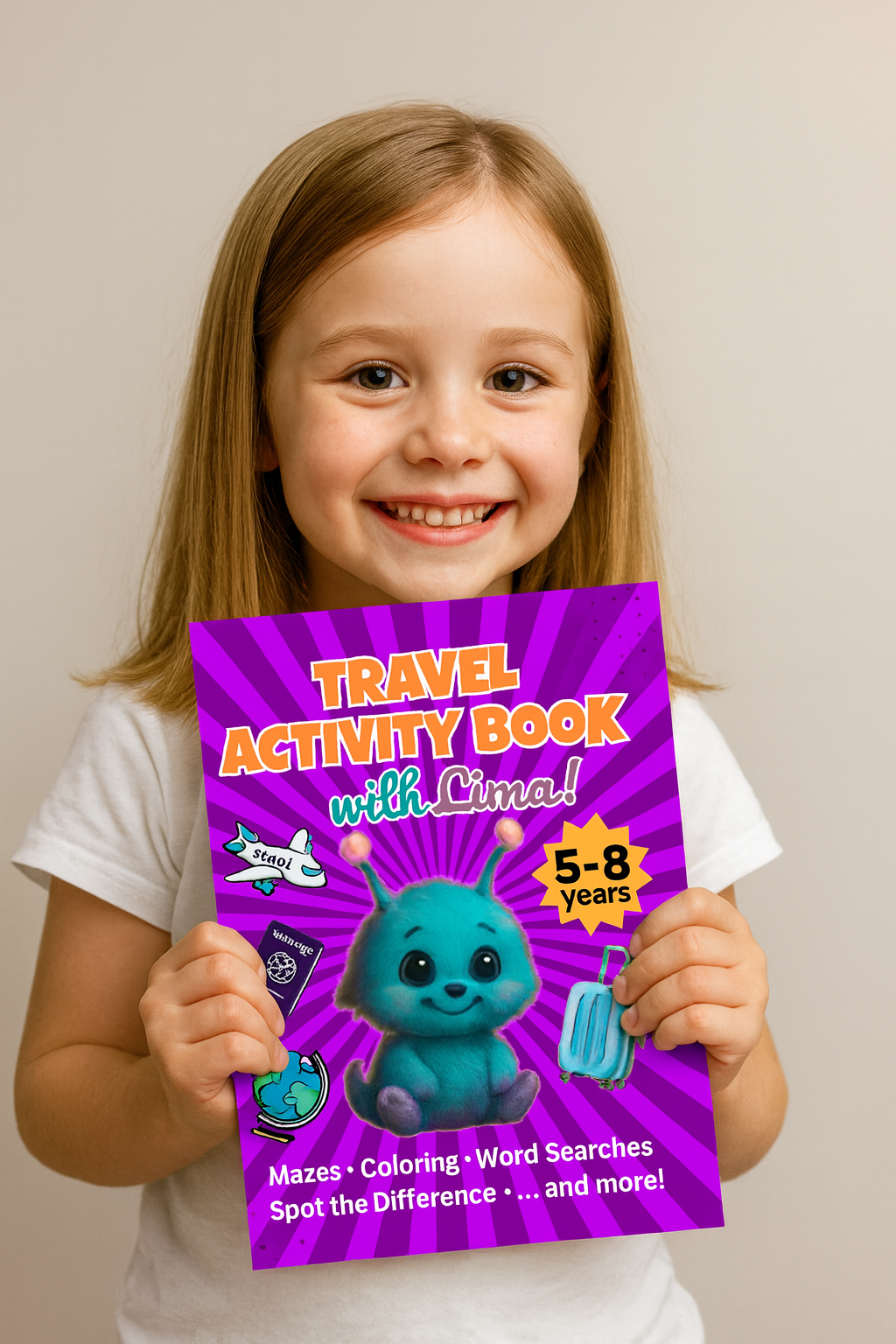 Travel Activity Book with Lima