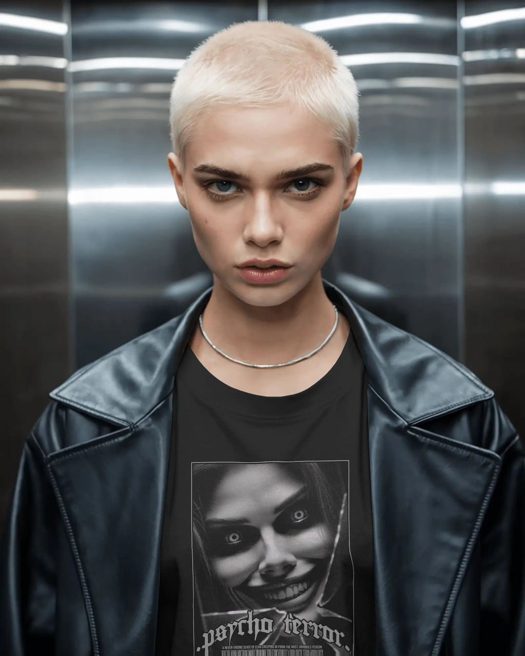Psycho Terror Unisex Tee | Black color only