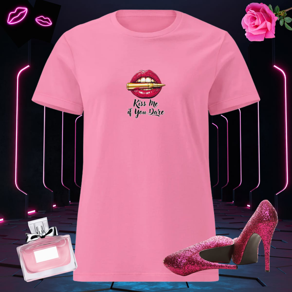 Kiss Me If You Dare – Women’s Tee | Multiple Colors Available