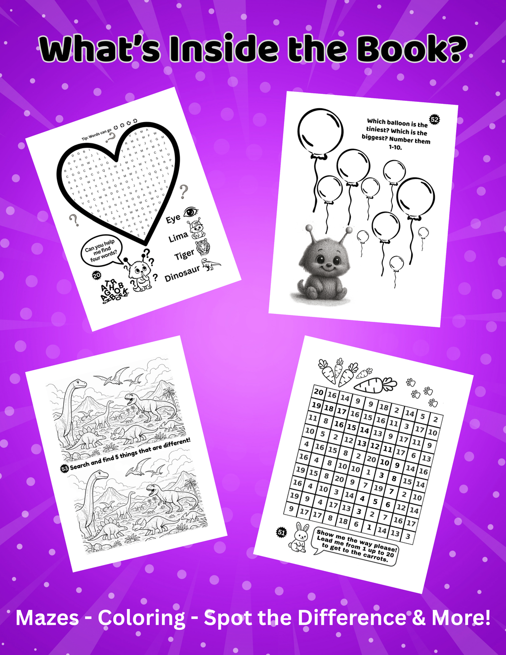 Travel Activity Book with Lima