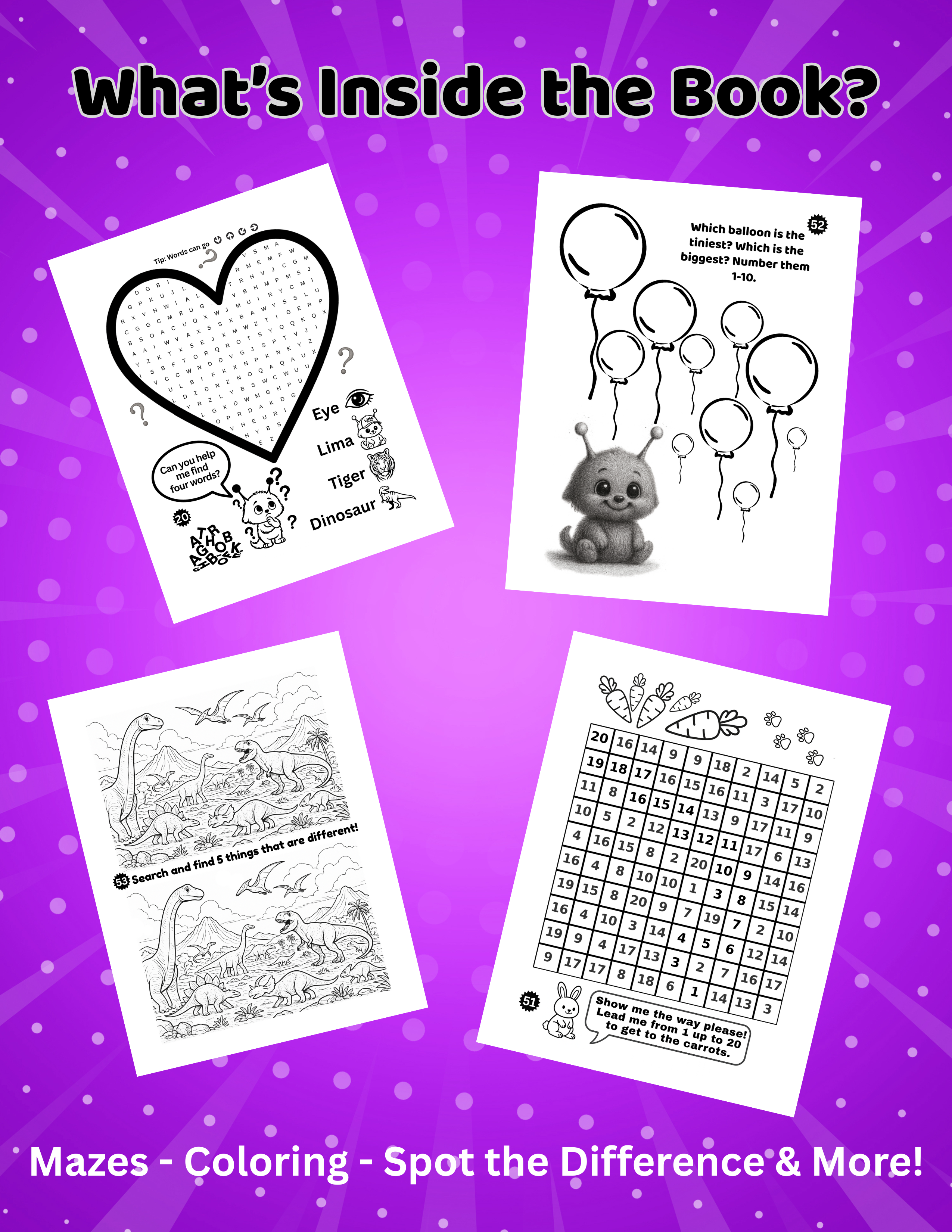 Travel Activity Book with Lima