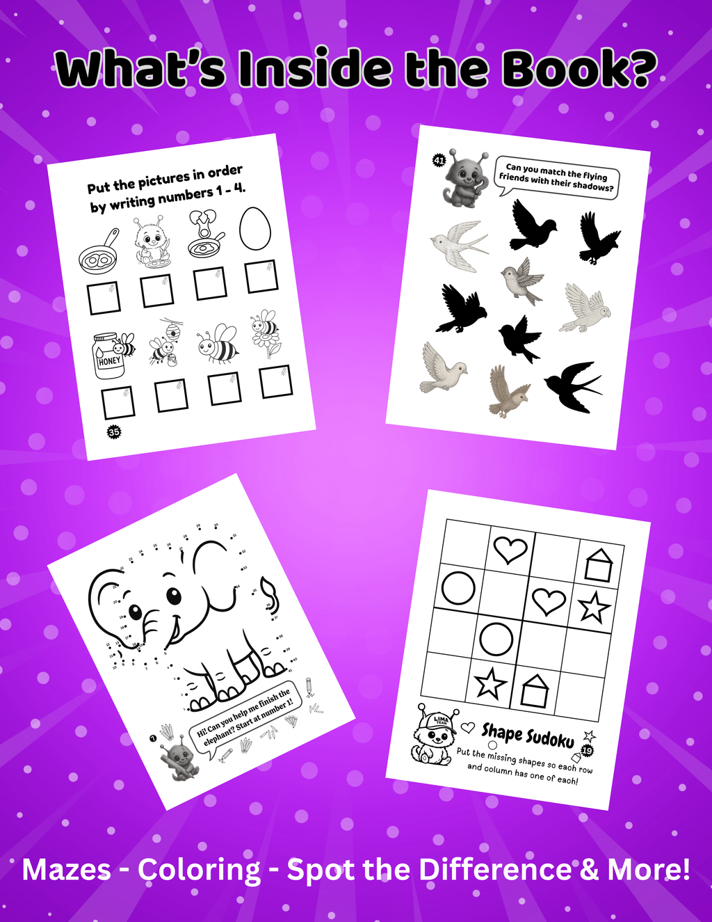 Travel Activity Book with Lima