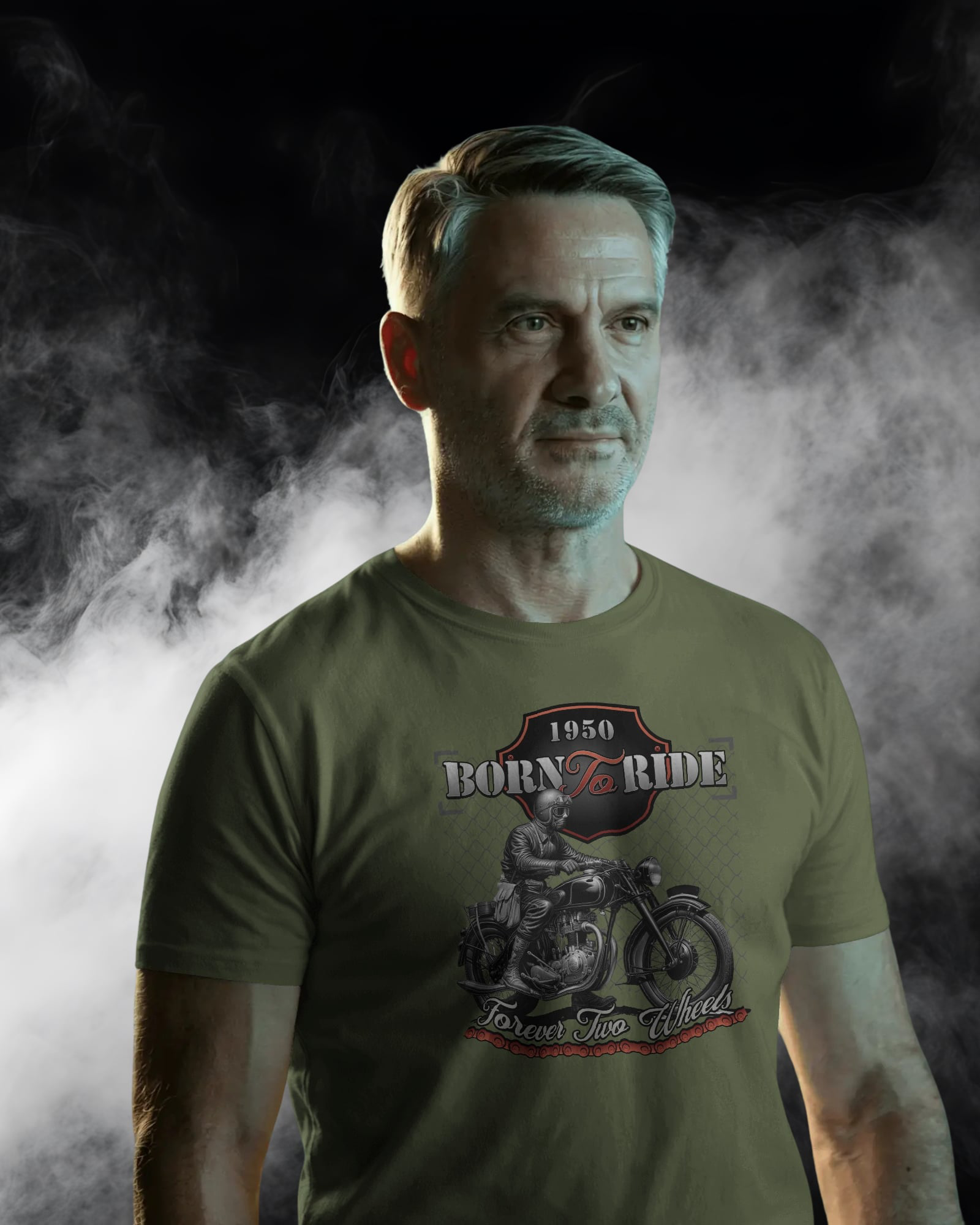 Born To Ride – Forever Two Wheels Tee /Unisex/  | Available in Multiple Colors