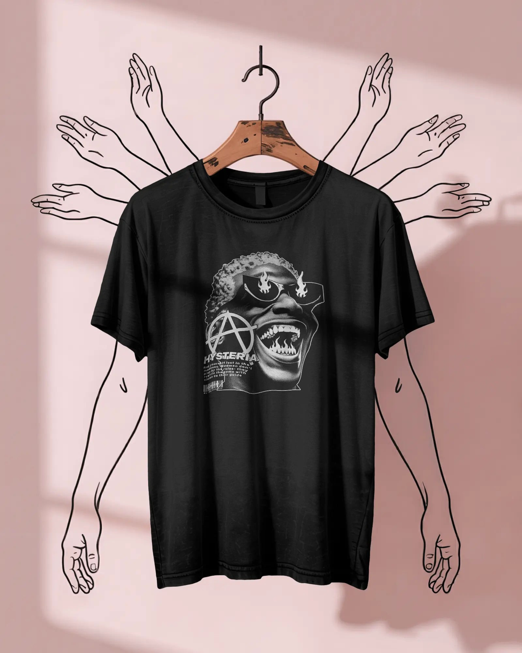 Hysteria Unisex Tee | Available in Multiple Colors