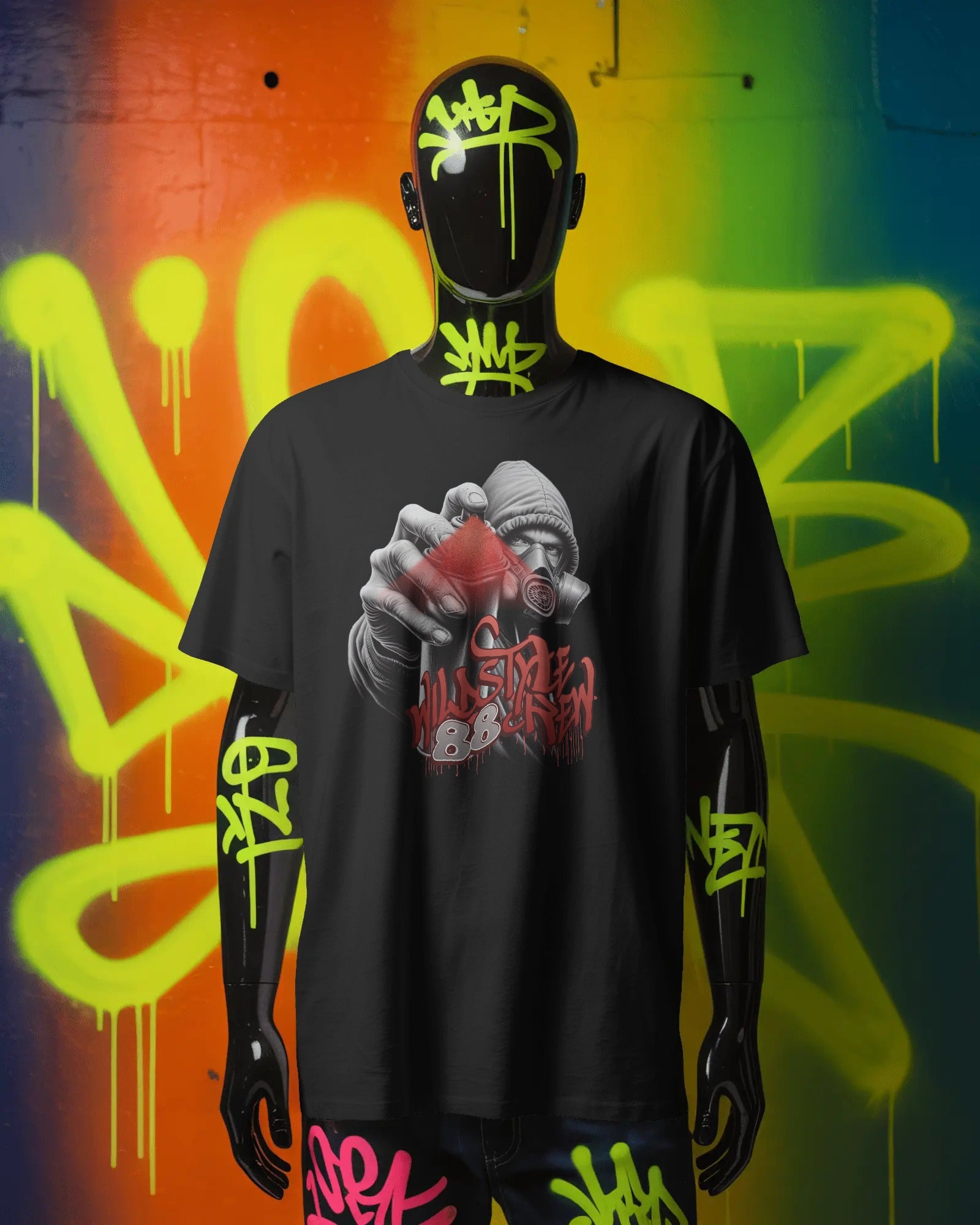 “WILDSTYLE 88 CREW” Unisex Streetwear Tee | Available in Multiple Colors
