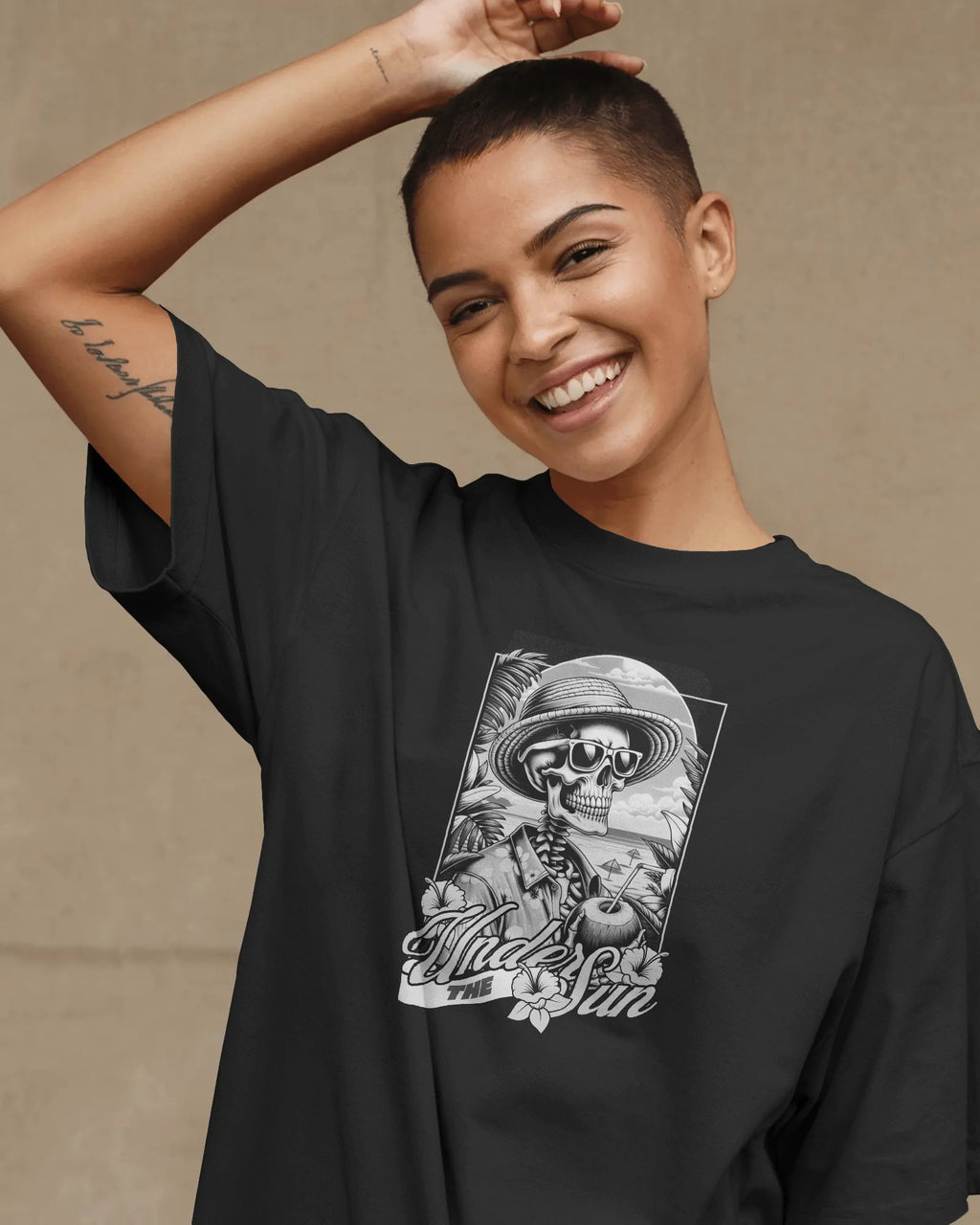 Under the Sun – Tropical Skeleton Unisex Tee | Available in Multiple Colors