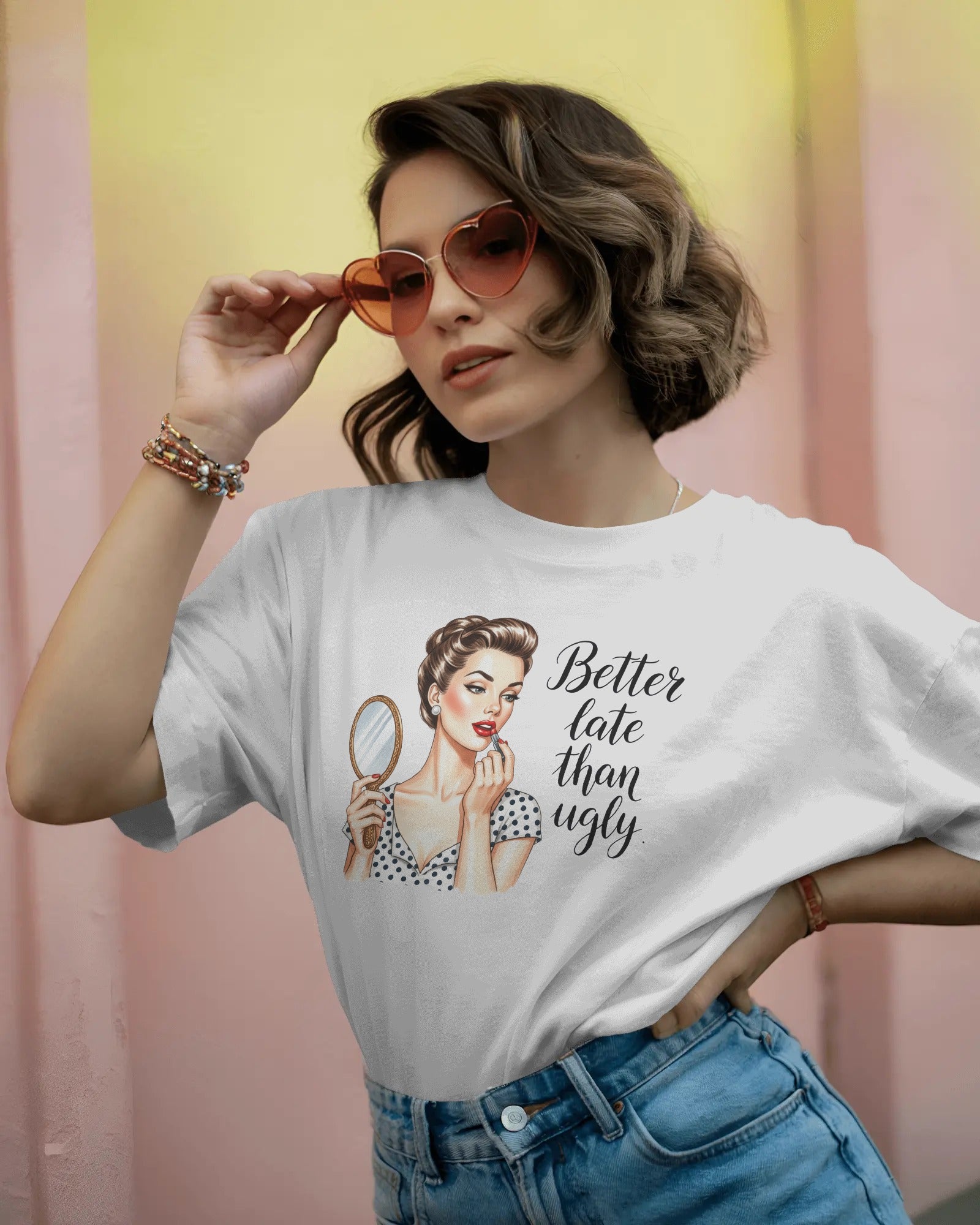 Better Late Than Ugly – Women’s Tee | Multiple Colours Available