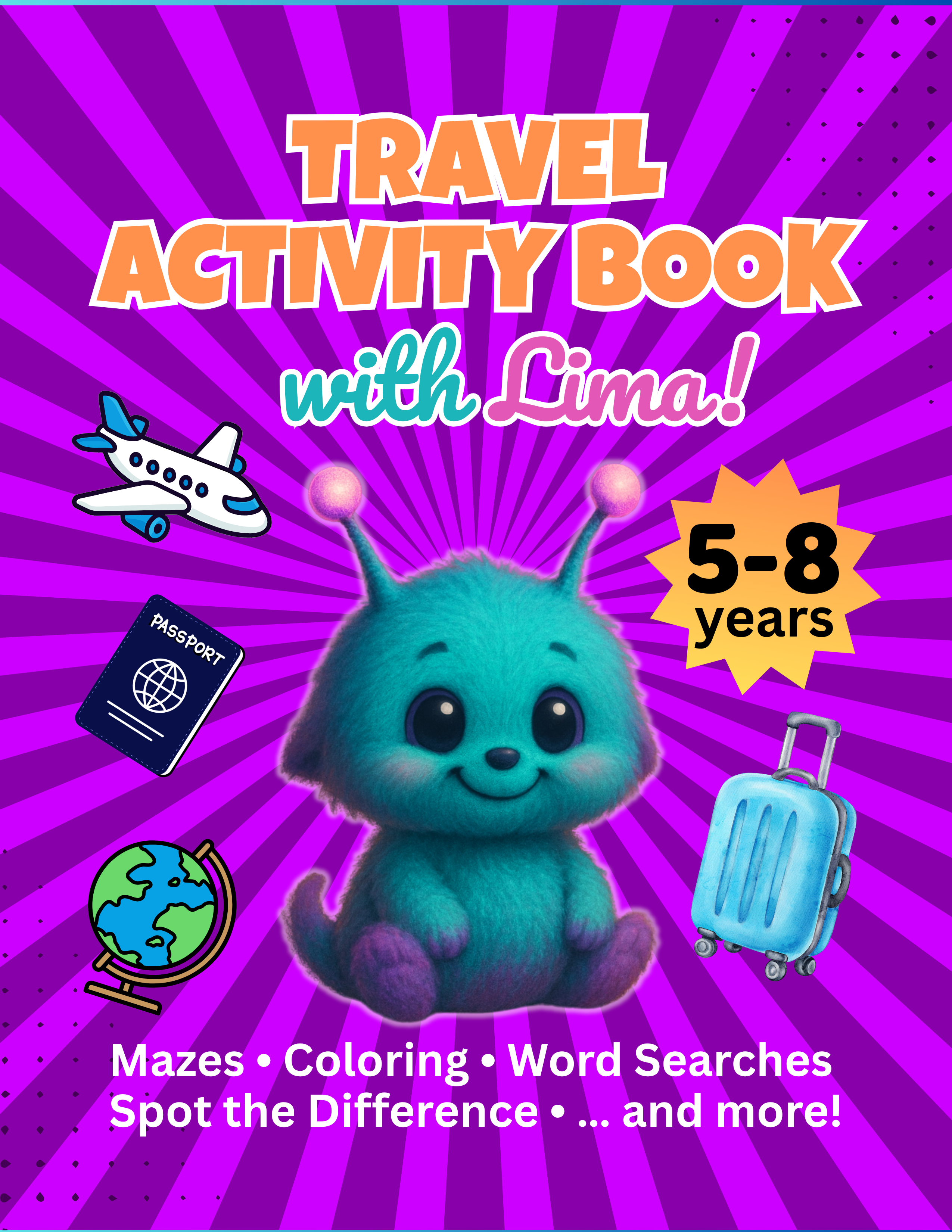 Travel Activity Book with Lima