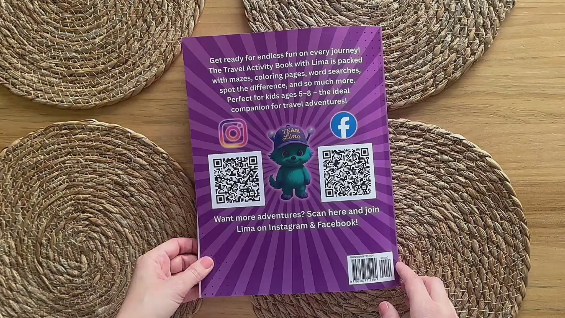 Travel Activity Book with Lima